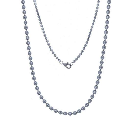 AEON II | Los Angeles Chain Necklace | Black Rhodium Plated 925 Silver