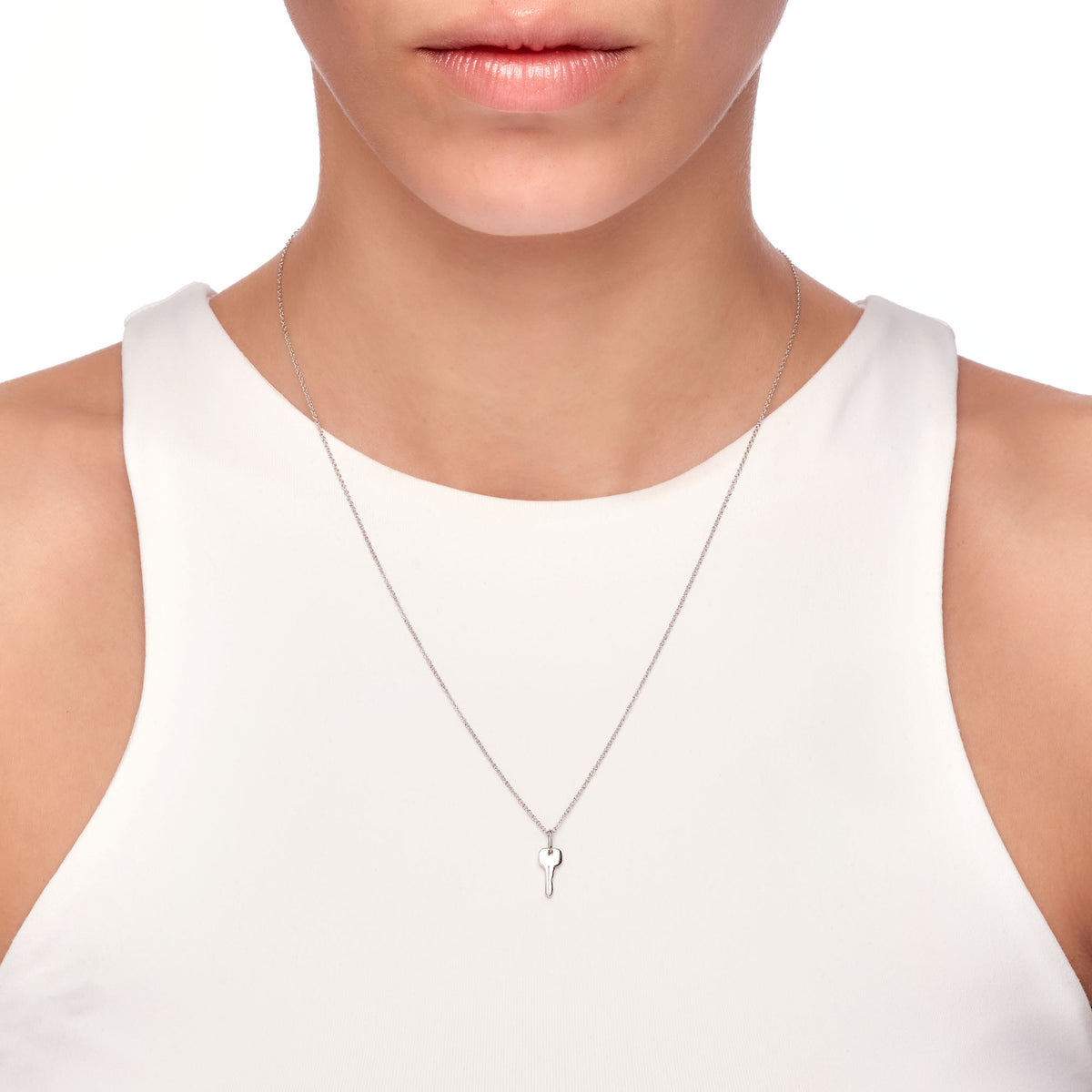 Love Collection | Kiawe Necklace | White Rhodium Plated 925 Silver