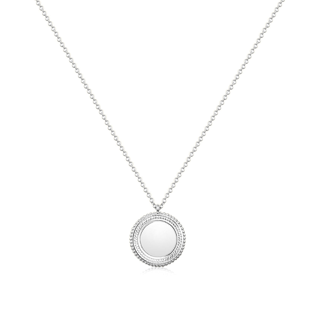 Poena | St. Helens Necklace | White Rhodium Plated 925 Silver